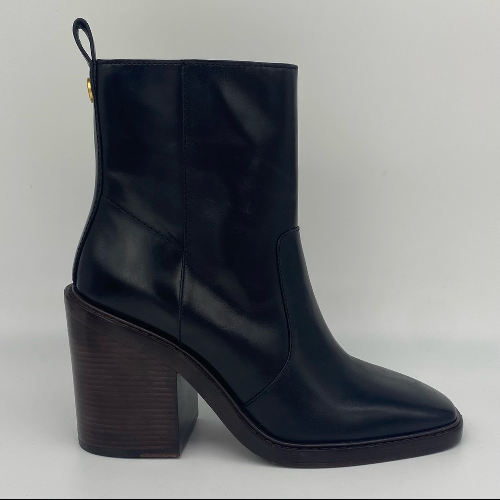 Tory Burch Heeled Ankle Boot in Perfect Black NWOT - Picture 7 of 14